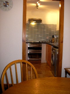 Kitchen from dining area